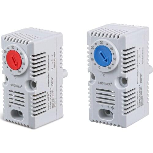 SINOTIMER Mechanical Thermostat Temperature Controller Temperature Control Switch Regulator for Home Appliances