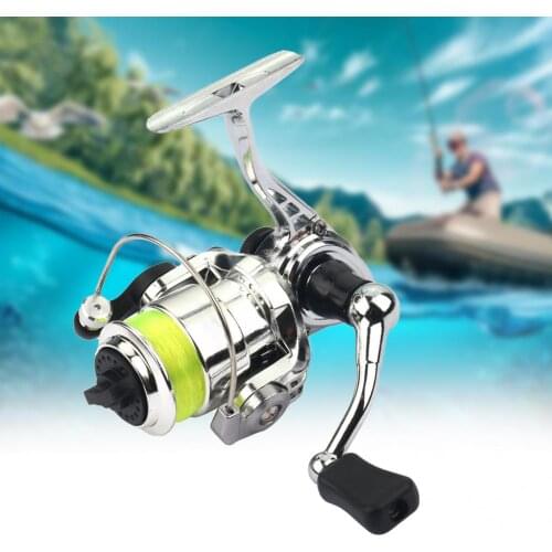 Upgraded version of mini portable XM100 mini metal fishing reel runner bearing fishing tackle fishing reel