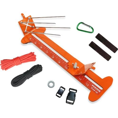 Monkey Fist Jig and Paracord Jig Bracelet Maker Paracord Tool Kit Adjustable Metal Weaving DIY Craft Maker 4" to 13" 2020 New