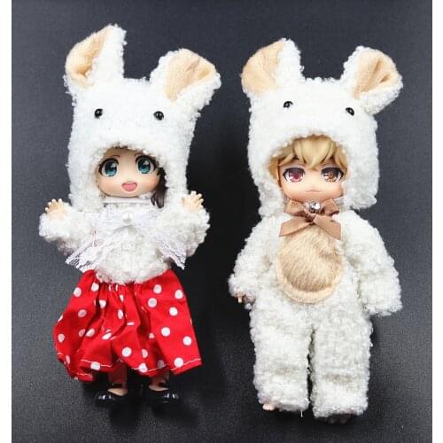 Ob11 DOLL GSC Clay DOLL DDF BJD YMY Body9 Rabbit suit doll clothes doll accessories