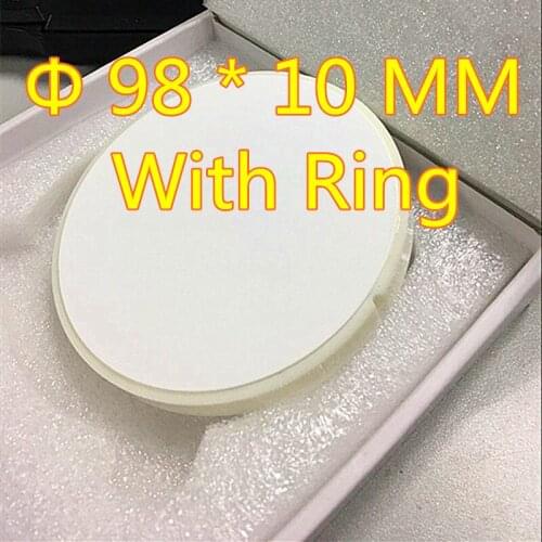 Wholesale 10 Pieces ST HT OD 98*10MM Dental Lab Material Zirconia Block With Plastic Ring Outside For Open CADCAM Milling System