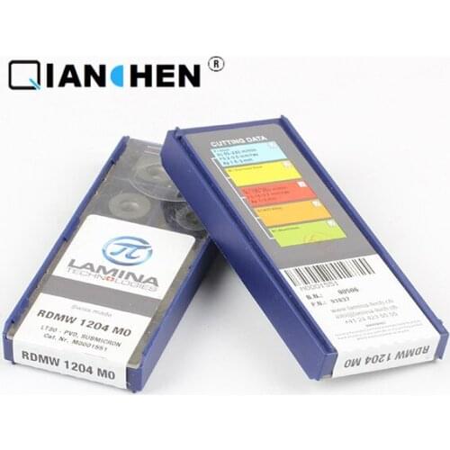 Genuine original high quality high-performance LAMINA RDMW 1204 MO LT30 (10pcs/lot) tungsten Carbide Cutting tools inserts