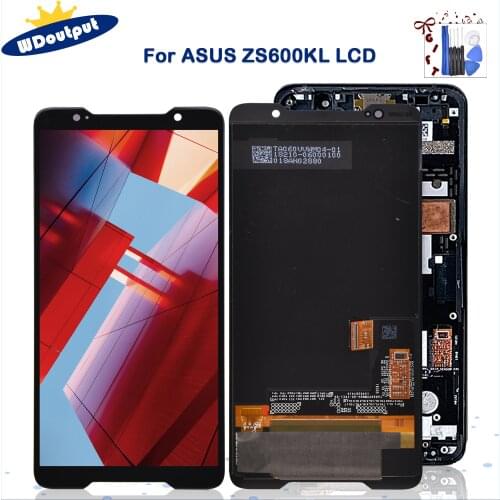 6.0"Original Amoled screen for Asus ROG phone Zs600kl z01QD LCD Display Touch Screen Digitizer Assembly Replacement Spare Parts