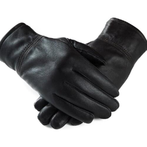2021 natural real leather gloves men,sheepskin Cycling gloves .001