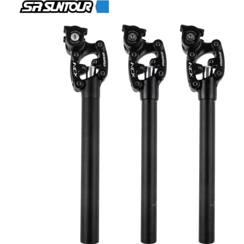 SR SUNTOUR-Horquilla para bicicleta, accesorio de suspensión, poste de asiento de bicicleta, 350 mm/400 mm x 27,2/28,6/30,0/30,1