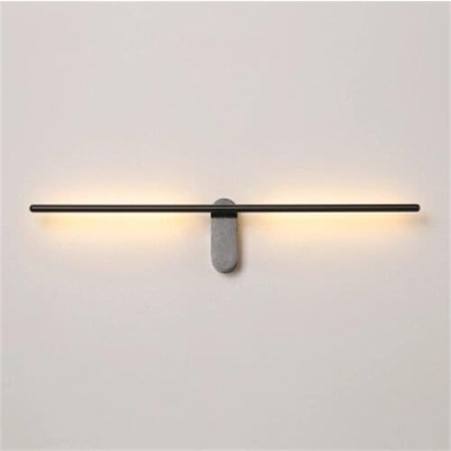 Nordic Simple Strip LED Wall Lamp Post Modern Creative Art Living Room Bedroom Aisle Corridor Decoration Hotel Lamp
