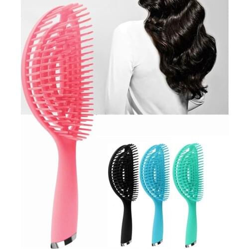 1 PCS Hair Comb Scalp Massage Hair Brush Wet Curly Detangle Wet and Dry Comb Detangling Hairbrush Women Salon Hair Accessories