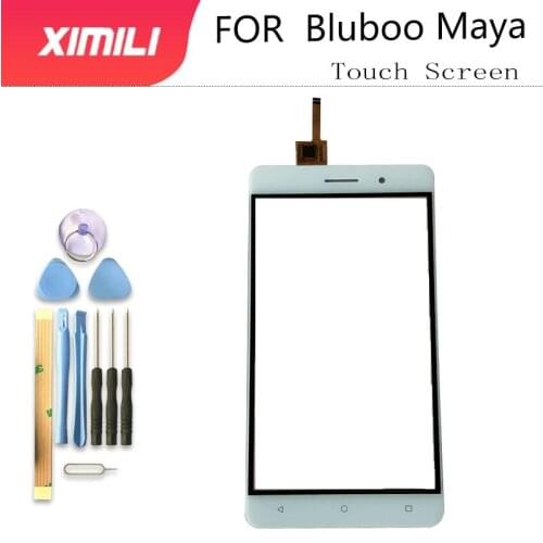 5.5'' Mobile Phone Touch Glass Touch Screen Glass For Bluboo Maya Digitizer Panel Front Glass Lens Sensor Capacitive Adhesive