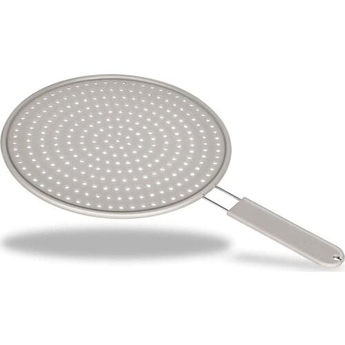 Silicone Splatter Screen for Frying Pan,Grease Splatter Guard,Cooling Mat,Drain Board and Strainer,Resistant Pan Cover
