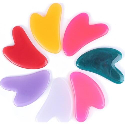 Natural Jade Gua Sha Scraper Board Beauty Care Massage Rose Quartz Jade Guasha Stone For Face Neck Skin Lifting Wrinkle Remover