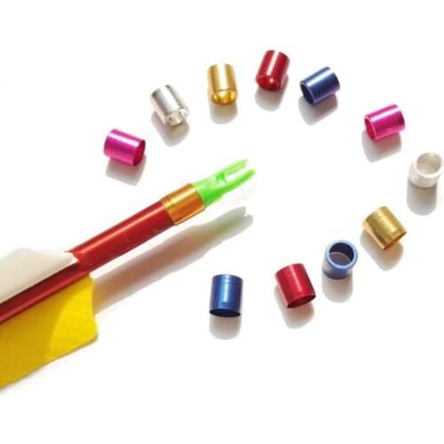 50 Pieces Archery arrow shaft Explosion-proof ring For Outter Diameter 7.6mm Shaft Archery Accessories for Protect Arrows