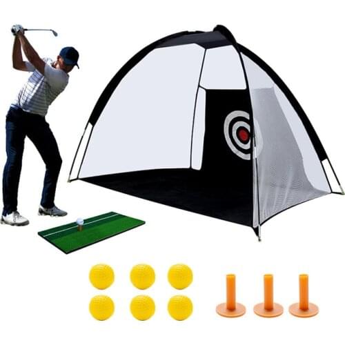 Golf Training Net Golf Hitting Nets with Target Backyard Driving Range Swing Chipping Golfing Training Aids