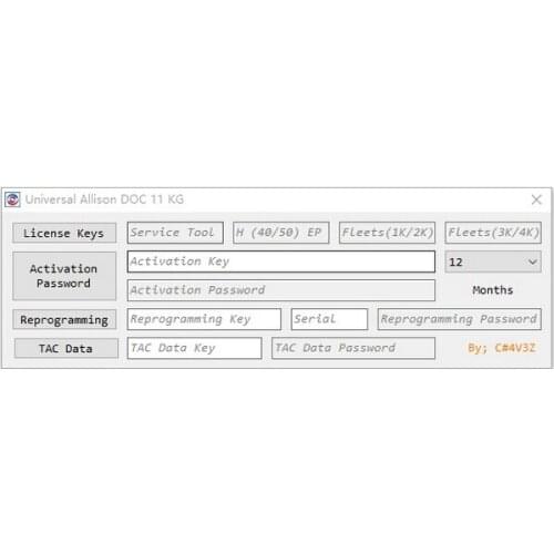 Universal Allison DOC for PC 13 keygen