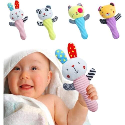 V-shaped Baby Rattle 0-3-6 Months Cotton Playing And Grasping Baby Hand Grasping 0-1 Year Old Pinching Called Educational Toys