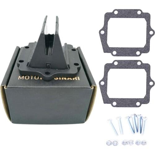 Motorcycle Intake Reed Valve Carbon Fiber with spacers kit for Kawasaki 125cc 250cc KX250 KDX250 KX125 KMX125 KMX500