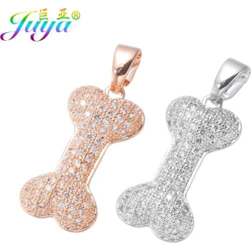 Juya DIY Women Girls Jewelry Accessories Hand made Hamsa Cat Dog Charms For Jewelry Making Bracelets Necklace Charms&Pendants