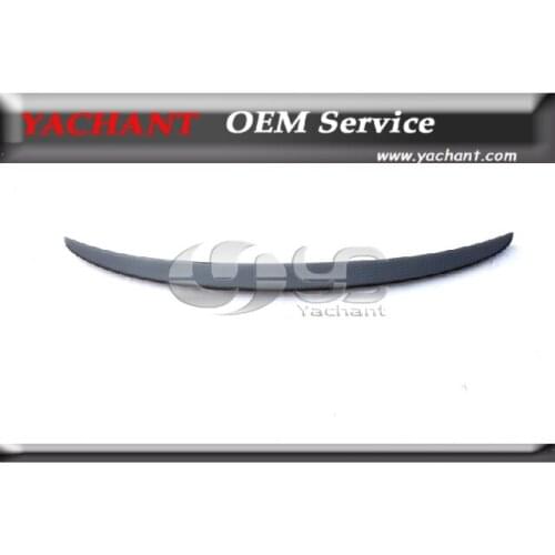 Carbon Fiber Lip Style Rear Spoiler Fit For 2007-2013 FIAT 500 Euro