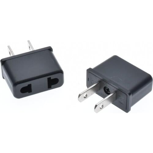 10pcs/lot 2016 New Arrival Top Quality AU/EU to US AC Power Plug Travel Converter Adapter Mexico Brazil USA Travel Socket