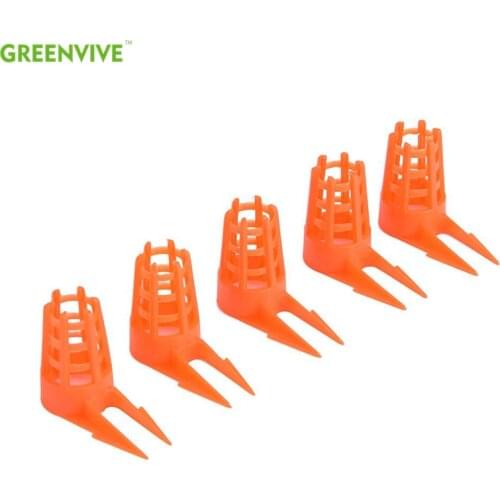 20 Pcs/Set Bee Queen Cap Protective Cell Cover Beekeeping Tools Beekeeper Equipment Plastic Cage Beekeeping Beehive Supplies