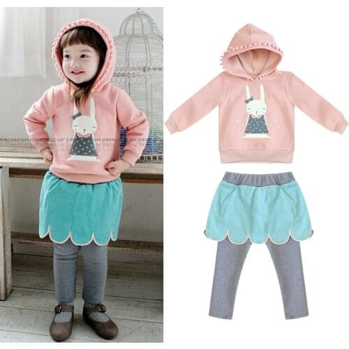 2020 New Girls Outfits Girls Clothes Girls Baby Cotton Set 2Pcs Baby Girls Clothing Sets Autumn Winter Toddler Girls Clothes
