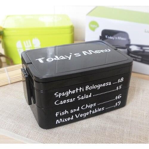 Bento Creative High Heat Resistance 3 Layers Chopsticks Plastic Bento Lunch Box Food Container Microwave(00096)