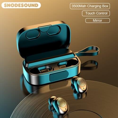 Snodesound K2 Bluetooth Earphone HiFi True Wireless 5.0 Headphone Stereo Earplug Bass TWS Headset For Sport Huawei iPhone Phones