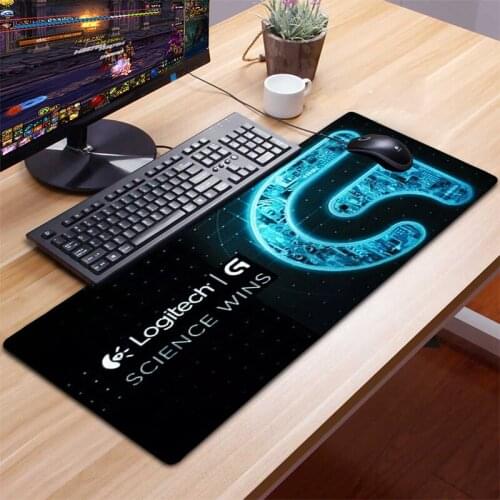 Logitech Large XXL Mousepad 90X30 Gaming Computer Accessories Keyboard Laptop Padmouse Desk Mat Mouse Pad Gamer Play Mats 80X30