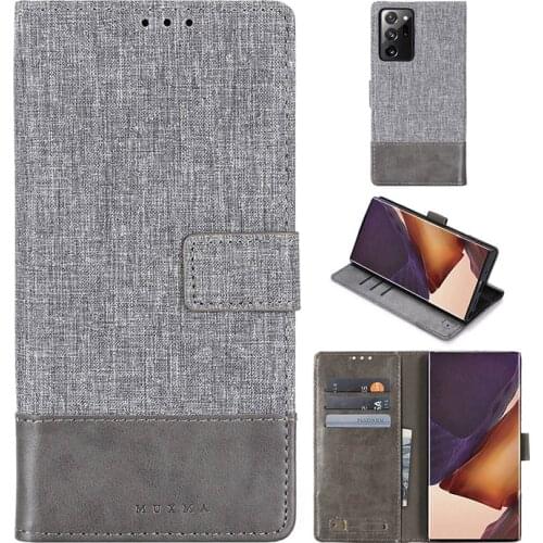 A71 A51 A41 A31 A21S A11 Flip Canvas Leather Case for Samsung Note 20 20 Ultra S10 Lite Note 10 Lite Magnetic Wallet Case