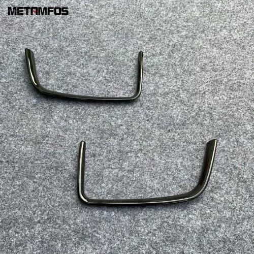 For Mitsubishi Delica 2020 2021 Front Inside Door Handle Bowl Cover Molding Trim Decoration Frame Inner Accessories Car Styling