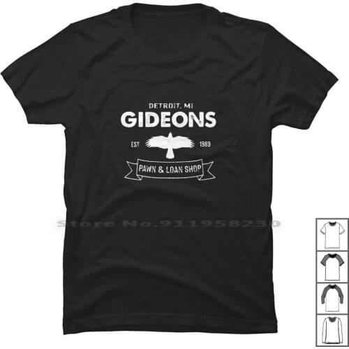 Gideons Paws & Loan Shop T Shirt 100% Cotton Shop Paws Paw Hop Op