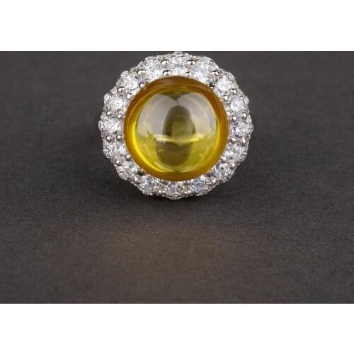 Anniversary Women Luxury Crystal Rings Top Quality Ladies Sparkling Silver Color Ring Jewelry Gift For Girlfriend