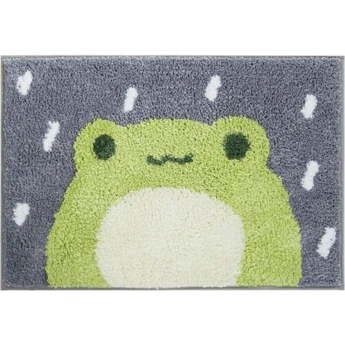 Bathroom Mat, Cute Shower Carpet, Absorbent and Non-Slip, Machine Washable, Suitable for Shower and Bathroom