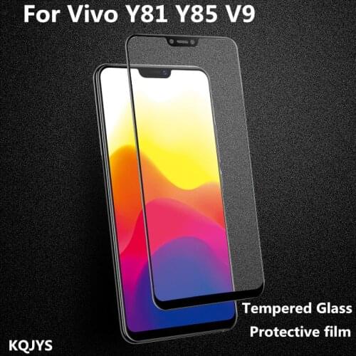 Mobile phone screen protector 9H hardness glass film for VIVO Y81 Y85 V9 Youth full screen protector for Vivo Y81 Y85