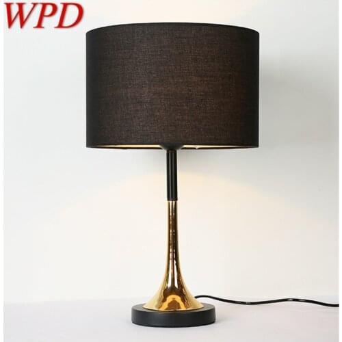 WPD Table Lamps Contemporary Luxury Design LED Black Desk Light Decorative For Home
