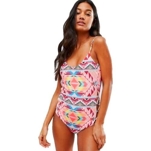 Sexy Tie Side One Piece Swimsuit Women Monokini Bandage Swimwear High Cut Backless Trikini Tribal Bathing Suit Bodysuit Maillot