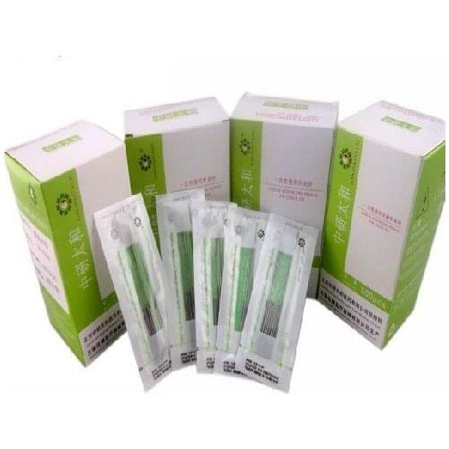 Taihe acupuncture needle single use disposable sterile acupuncture needle with tube needle 500 pcs beauty acupuncture needle