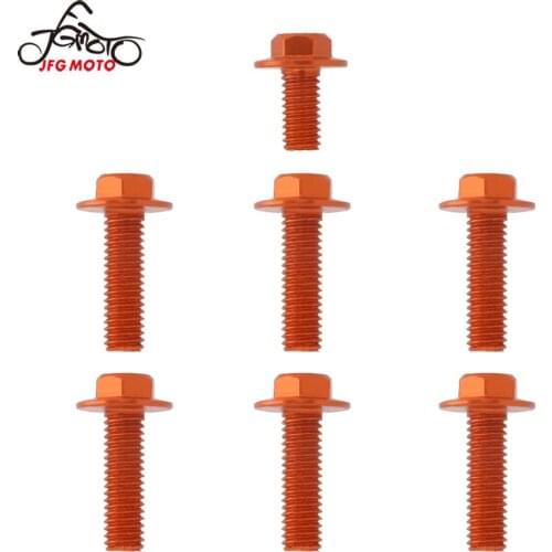 Motorcycle CNC Front Rear Fender Screw For KTM EXC 125 150 200 250 300 350 450 530 2004-2007