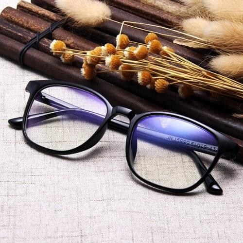 Vintage Black Cateye Glasses Women Square Clear Lens Optical Eyeglasses Fashion Brand Designer Comfort Super Light Eyewear