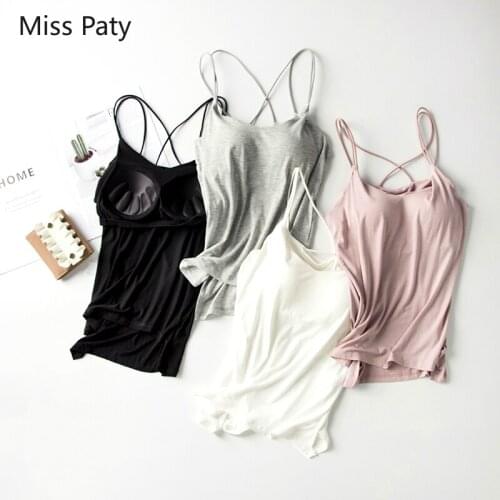 Ladies seamless T-shirt thin straps black sexy lace solid straps tank top wireless padded camisole plus size for women white