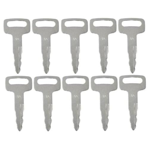 10pc For Nissan Forklift and Heavy Equipment Ignition Key 1A