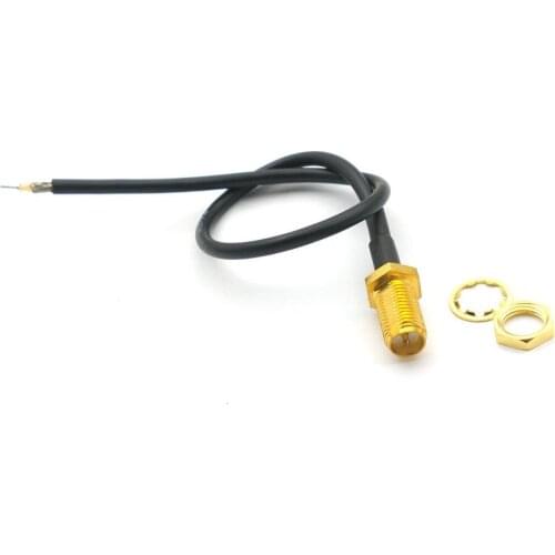 10pcs RP SMA female Pin Single end Connector adapter RF pigtail Cable RG174