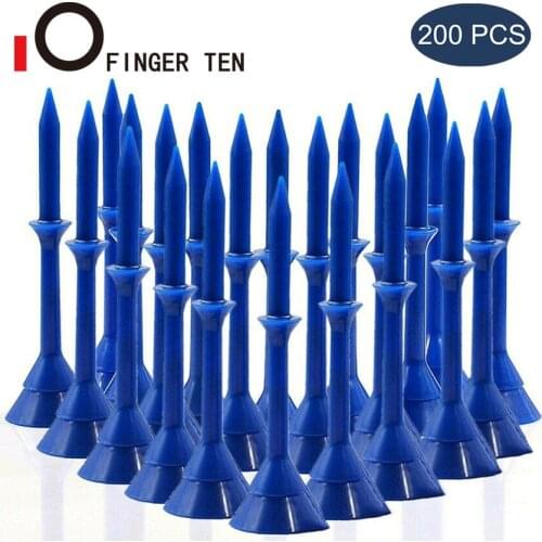 100/200 Pcs Training Tool Golf Tees Plastic Driver 3 1/4 inch 83mm Golfer Practice Tee Ball Holder Accessories Drop Shipping