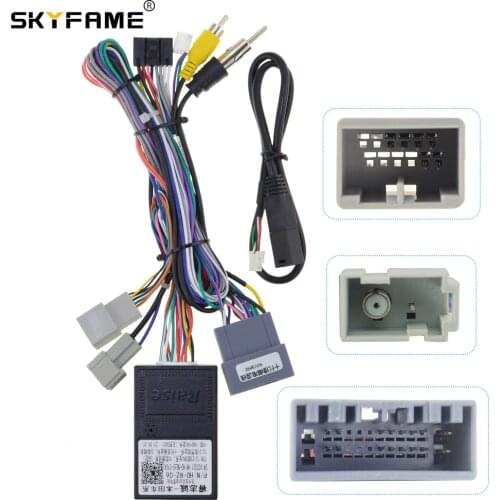 SKYFAME 16Pin Car stereo cable canbus For HONDA ACCORD 10TH 2018 Android specail Wiring Harness Cable with canbus box