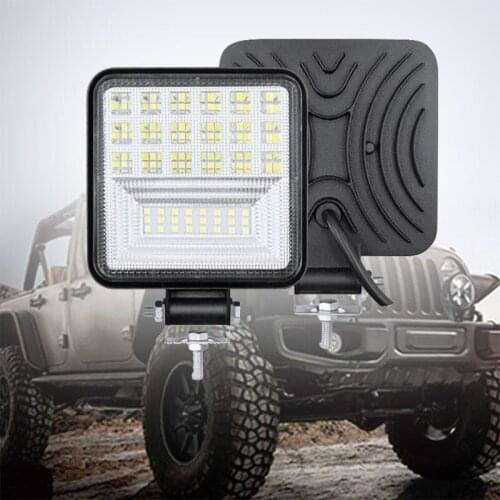 2pcs 4 Inch 126W LED Work Light Flood Driving Lamp For Off Road Truck 4WD 4x4 UAZ Motorcycle Headlamp 12V 24V Auto Fog Lights