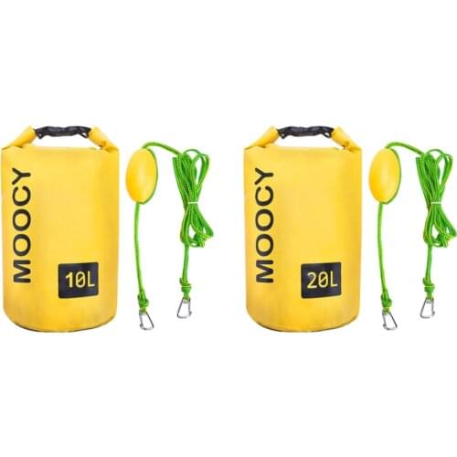 2 in 1 Tow Rope Sand Sack Sand Anchor Waterproof Dry Bag for Outdoor Kayak Rowing Boats Dock Line Swimming Trekking Storage Pack
