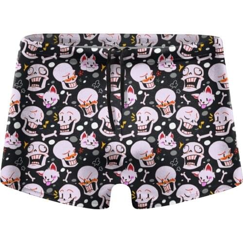 2020 Summer Swimwear Men Swimsuit Undertale Sans Boy Swim Suits Boxer Shorts Swim Trunks Swimming Surf