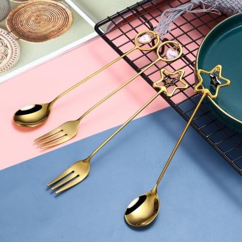 304 Stainless Steel Coffee Spoon Bar Party Spoons Tea Dessert Ice Cream Honey Sugar Creative Spoon Tableware Kitchen Accessories