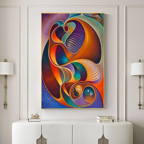 Abstract Flower Landscape Printed Canvas 11CT Cross-Stitch Complete Kit DIY Embroidery DMC Threads Handiwork Decor