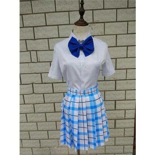 Anime! A Silent Voice Nishimiya Shouko Movie Version Lovely School Uniform Cosplay Costume Daily Dress For Women Free Shipping