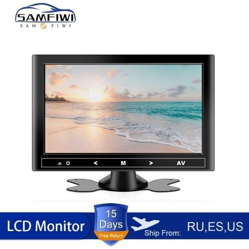 7/9 Inch Car LCD Monitor HD HDMI/VGA/AV TV&PC DVD Player Camera Car Rear View Headrest Monitor Parking Rearview System